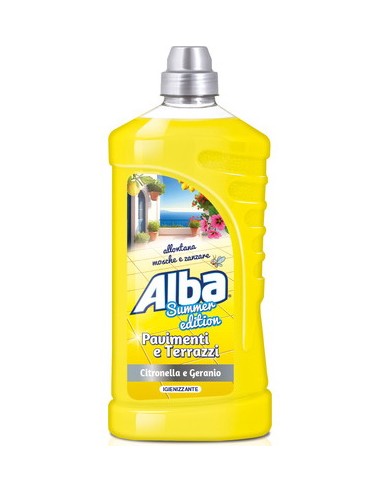 Alba Pavimenti Detergente Liquido - 1 Litro - Citronella